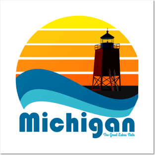 Michigan Waves Posters and Art